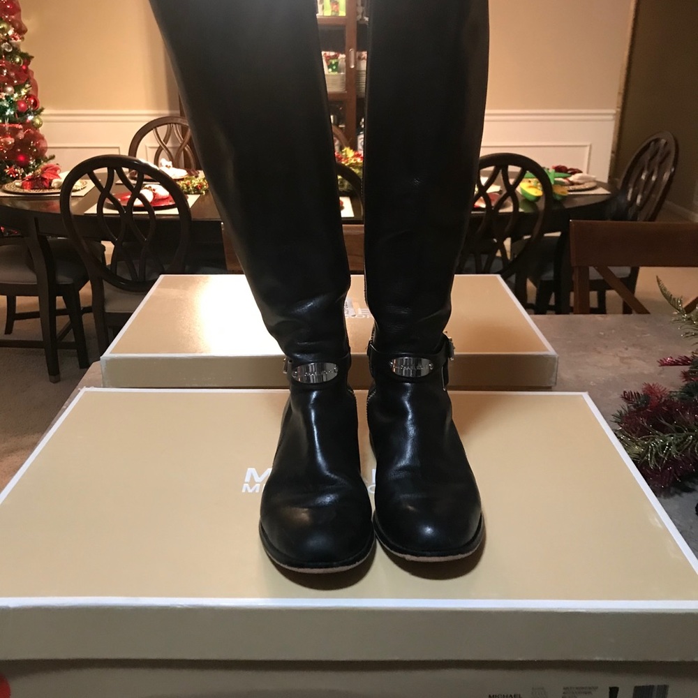 Michael by Michael Kors tall Black Leather boots